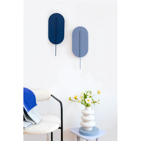 ROKKE granatowa lampa ścienna / kinkiet (RKK213130) - Ummo