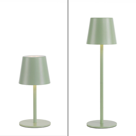 Przenośna LAMPA STOŁOWA USB EURIA ZIELONA (19250-43) - Paul Neuhaus