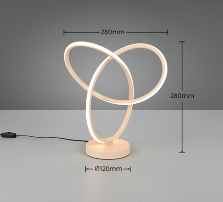 Nowoczesna lampa stołowa LANDO (R53591166) - RL