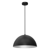 Lampa wisząca BETA BLACK/WHITE Ø 35 cm (MLP8954) - Milagro