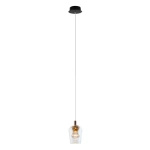 Lampa Wisząca Tasa 1 LED czarna (PL0143-1) - Yaskr