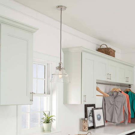 Lampa wisząca  Baskin (FE-BASKIN-P-B-PN) - Elstead Lighting