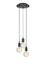 Lampa Wisząca BRONX 3L Round Black (108452) - Markslojd