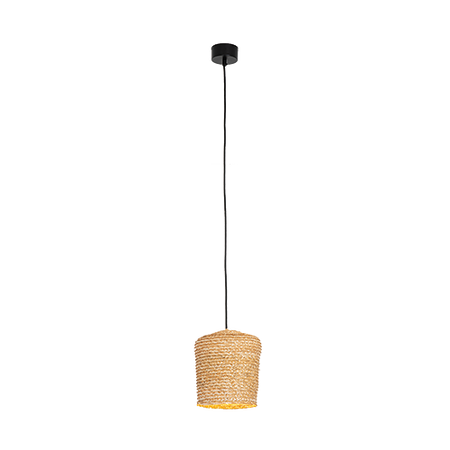 PENDANT LAMP NATURAL BRAIDED WHEAT 1XE27 (22167 Zambelis) - Zambelis