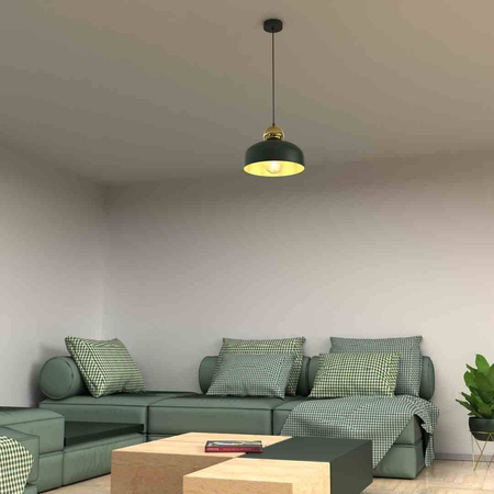 Lampa Wisząca HARALD GOLD/GREEN 1xE27 (MLP7694) - Milagro