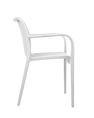 MODESTO krzesło Strips białe -            polipropylen (KH1501100315) - Modesto Design