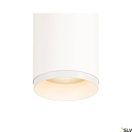 NUMINOS® CL PHASE M, wewnętrzna oprawa sufitowa natynkowa LED, biała/czarna 3000 K 36° (1004231) - SLV