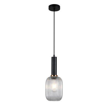 Lampa Wisząca Antiola (PND-5588-1M-BK+CL) - Italux