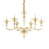 Lampa wisząca Danieli kol. bursztynowy (159942) Ideal Lux - żyrandol