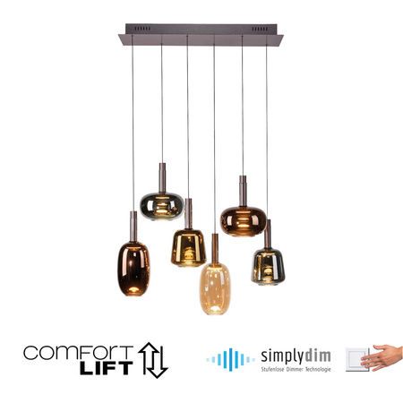 IRIDES LAMPA WISZĄCA MULTIKOLOR (2681-70) - Paul Neuhaus