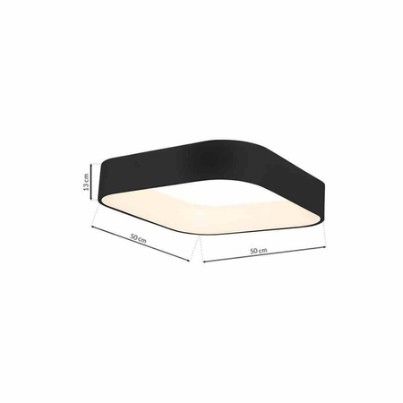Plafon ASTRO BLACK 24W LED (ML6356) - Milagro