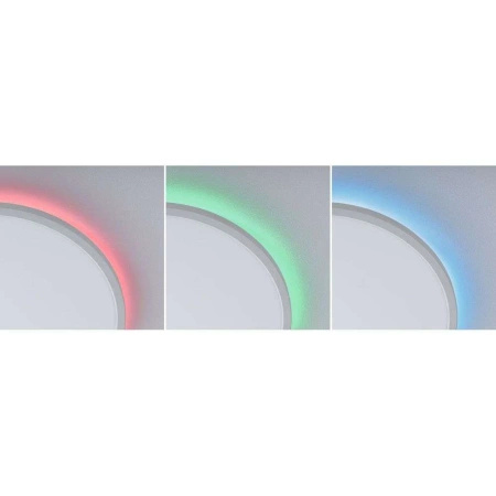 Plafoniera ATRIA SHINE LED Backlight RGB+W 19W 1500lm okragłą 290mm 3000K-6500K 230V biały / tworzywo sztuczne (PL71191) - PAULMANN