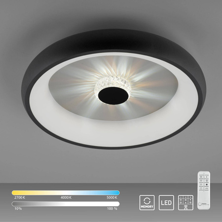 Plafon VERTIGO ceiling light black body (14384-18) - Paul Neuhaus