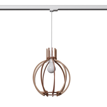 Lampa wisząca na szynie ARANCIA naturalne drewno E27 3000K 7,5W 620lm #W (MYL.00203) - Make Your Light