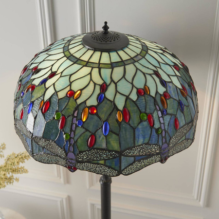 Lampa Podłogowa Dragonfly blue (64069) Tiffany