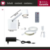 Kinkiet ADELIA LED zestaw 370lm 2700K 24V 4.5W szczotkowane aluminium (PL95576) - PAULMANN