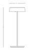 OUTDOOR PORTABLE TABLE LIGHT 2.2W WHITE (E290 Zambelis) - Zambelis