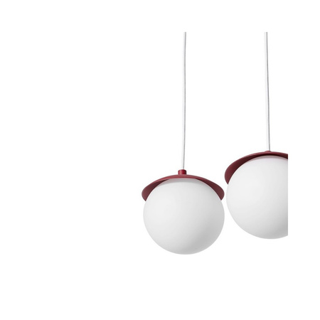 KUUL A burgundowa sufitowa lampa wisząca (KLA341P0) - Ummo