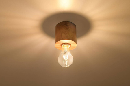 Plafon SALGADO naturalne drewno (SL.0672) - Sollux