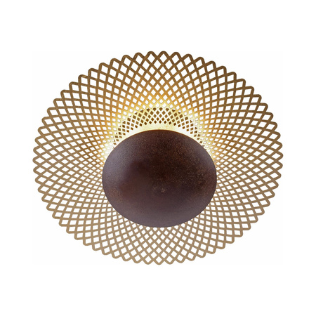NEVIS LAMPA SUFITOWA RDZA/ZŁOTY (6551-48) - Paul Neuhaus