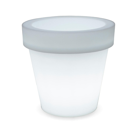 MAGNOLIA 120 SOLAR DONICZKA Z PODŚWIETLENIEM BIAŁA (3165) - New Garden