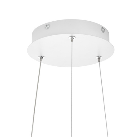 Lampa wisząca z efektownym kloszem FRILL LED biała 45 cm (ST-DL6487-WH) - Step into Design