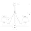 Żyrandol ATRANI (7176) - Argon