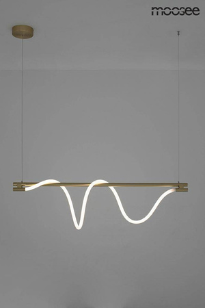 MOOSEE lampa wisząca SERPIENTE 120 złota (MSE010100178) - Moosee