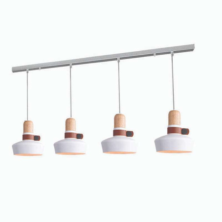 PENDANT LIGHT 4XE27 MAX 40W WHITE (1993-W Zambelis) - Zambelis