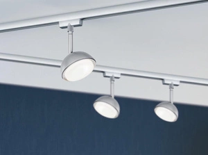 URail System Spot Hemi 1x5W Chrom Mat 230V Metal/Tworzywo sztuczne (PL95508) - PAULMANN