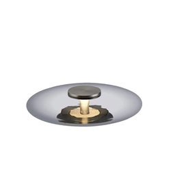 Szklana stołowa lampa z dotykowym ściemniaczem PURE VITRUM SZARY (4080-15) - Paul Neuhaus