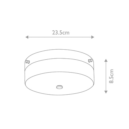 Plafon Tamar (TAMAR-F-M-PC) - Elstead Lighting