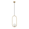 PENDANT LAMP G9 MAX 7W METAL GOLD (23135 Zambelis) - Zambelis