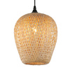 Lampa wisząca z naturalnym abażurem ALMA 1xE27 (ML1807) - Milagro