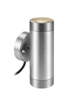 24 GARDEN CYLINDER Kinkiet 2L ALUMINIUM (108170) - Markslojd