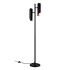 Kierunkowa lampa podłogowa ROCHELLE Nordlux GU10 2x8W Metal Czarny