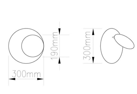 Lampa ścienna PILLS L (ST-8371-L) - Step into Design