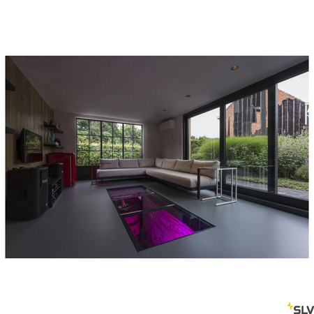 HORN-T, lampa wpuszczana, QPAR111, okrągła, kolor czarny, maks. 75 W (113170) - SLV