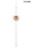 MOOSEE lampa wisząca LIBRA 90 IN  biała / złota (MSE010100222) - Moosee