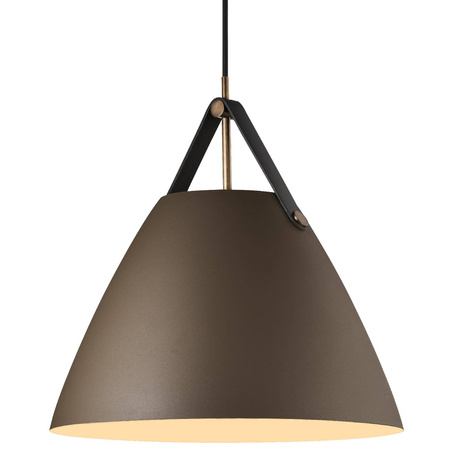 Lampa wisząca STRAP Nordlux E27 40W Metal Beżowy
