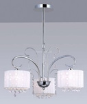 Lampa wisząca Span kol. biały (MDM1583/3 WH) Italux - żyrandol
