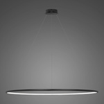 Lampa wisząca Ledowe Okręgi No.1 150cm 3k czarna Dali (LA073/P_150_in_3k_black_Dali) - ALTAVOLA DESIGN