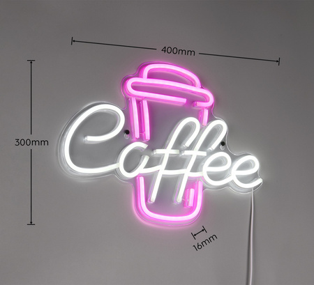 Kinkiet Neon świecący COFFEE (R23751100) - RL