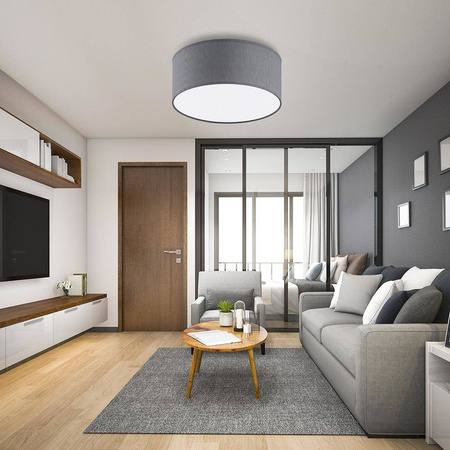 RONDO GRAY LAMPA SUFITOWA 3 PŁ 500 (3333) - TK Lighting
