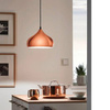 Lampa wisząca HAPTON miedziana (49449 - Eglo) - żyrandol
