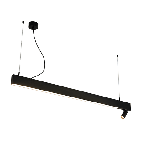 PENDANT LED LIGHT 7W + 32W 3000K BLACK (23254 Zambelis) - Zambelis