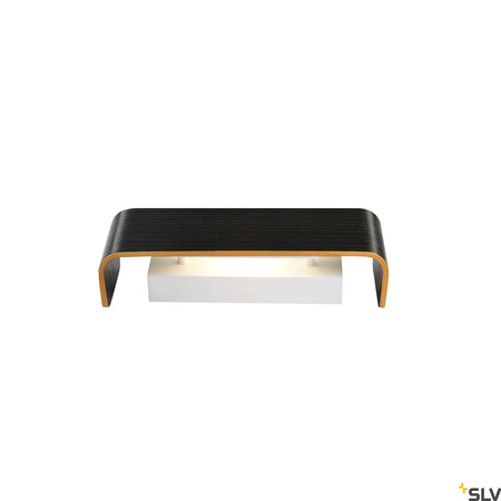 MANA, abażur, drewno, kolor szary/brązowy, D/W/G 29/9,5/7 cm (1000621) - SLV