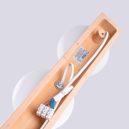 Plafon BULBO 3 naturalne drewno (SL.1684) - Sollux Lighting