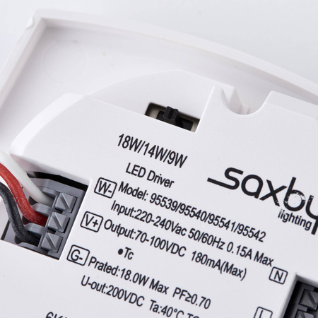 Plafon Hero CCT microwave IP65 18W (95541) - Saxby