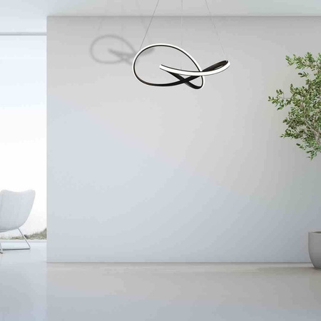 LAMPA WISZĄCA CAPPIO BLACK 36W LED (ML6771) - Milagro